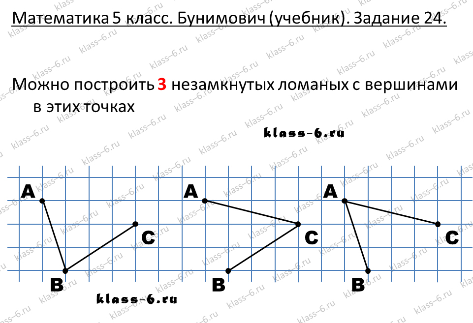 решебник и гдз по математике учебник Бунимович 5 класс задание 24